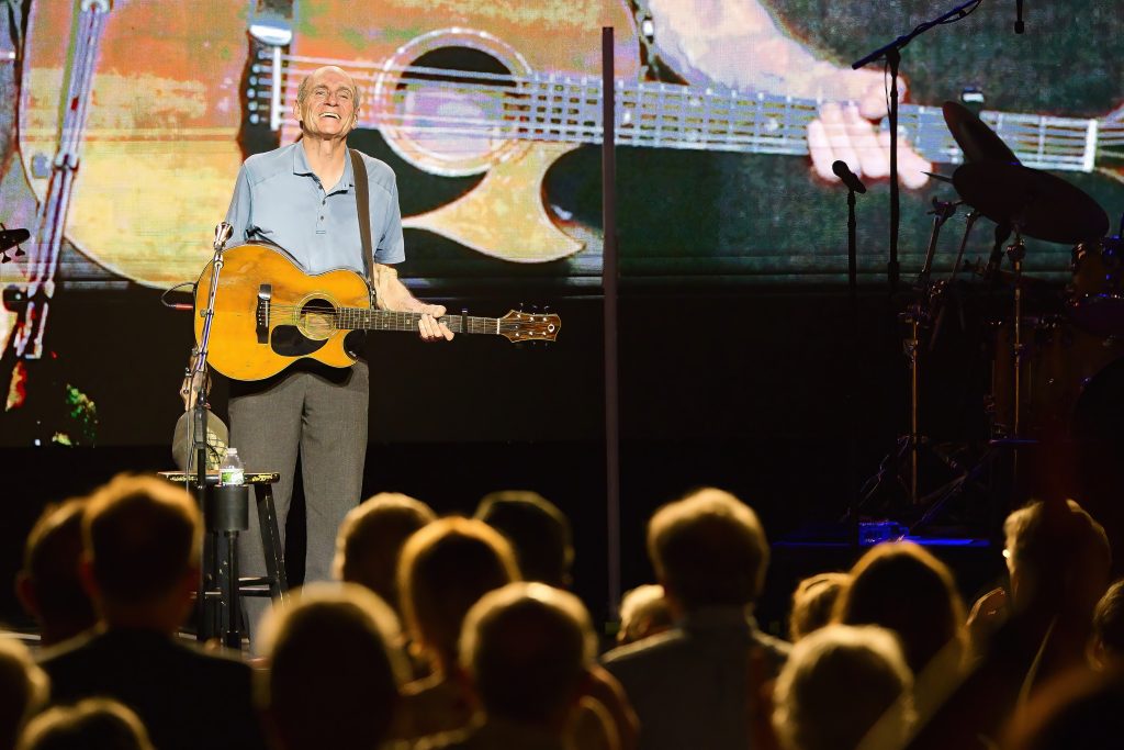 James Taylor at Tanglewood, July 4, 2026; Hilary Scott/BSO photo.